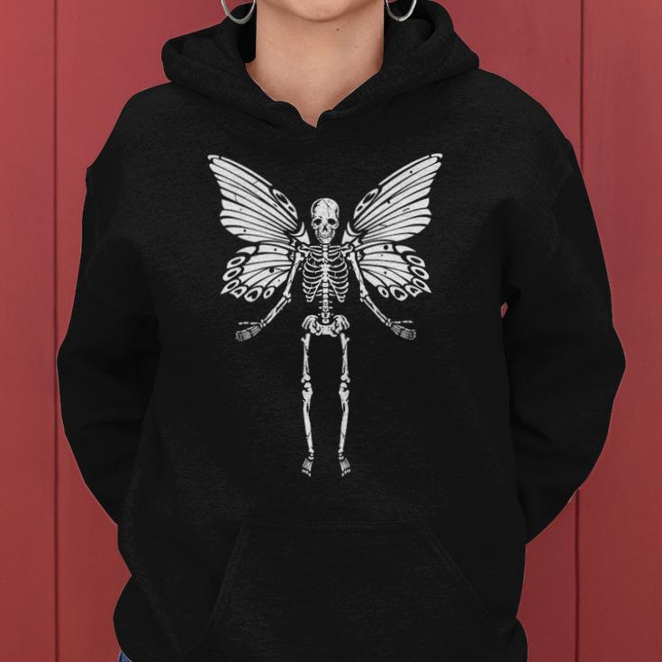 Fairycore Aesthetic Gothic Butterfly Skeleton Fairy Grunge Women Hoodie