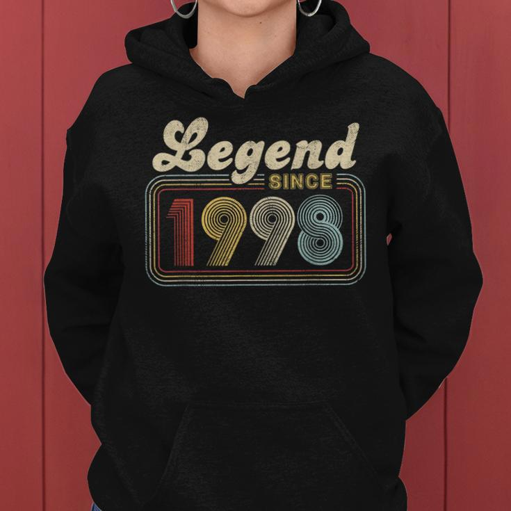 24 Years Old 24Th Birthday Decoration Legend Since 1998 Women Hoodie