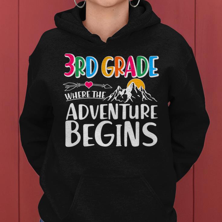 3Rd Grade Where The Adventure Begins Women Hoodie