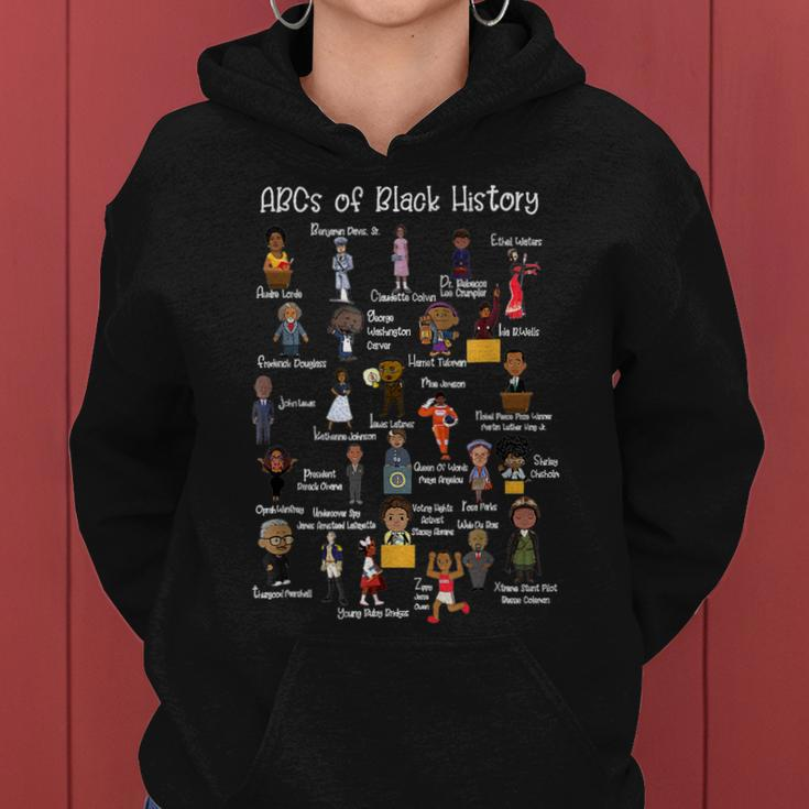 Abcs Of Black History Month Original Black History  Women Hoodie Graphic Print Hooded Sweatshirt