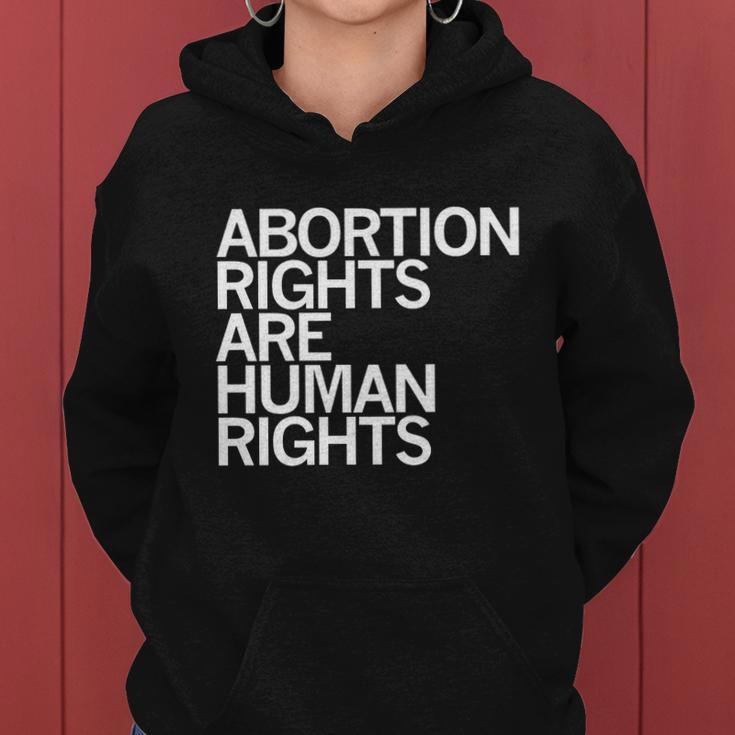 Abortion Rights Are Human Rights V2 Women Hoodie