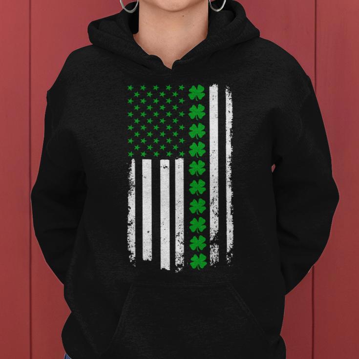 American Irish Clover Flag St Patricks Day Tshirt Women Hoodie