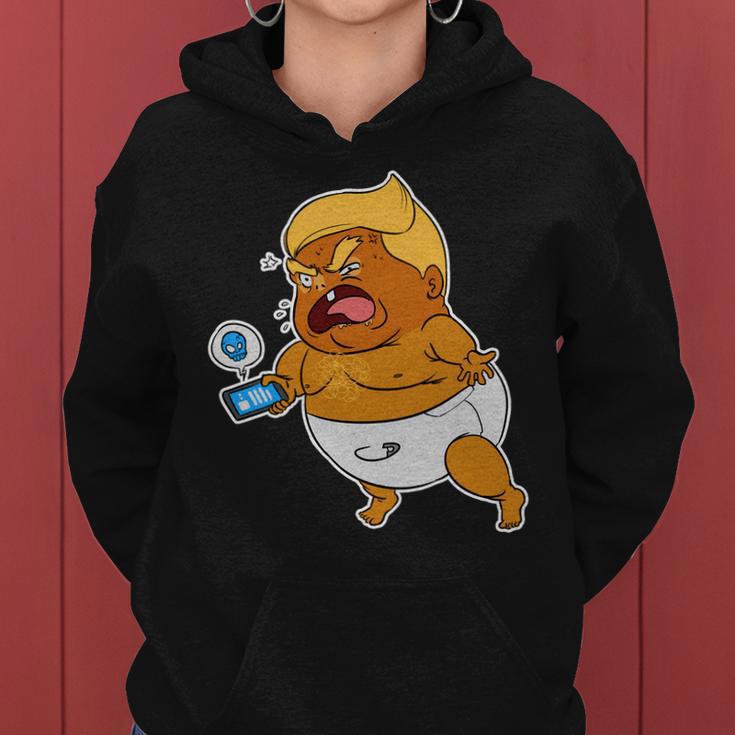 Baby Trump Crying Tweet Tshirt Women Hoodie