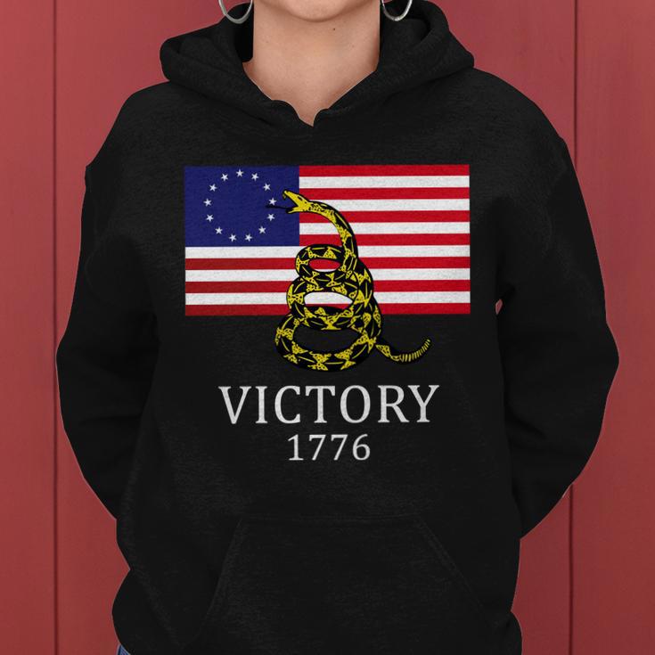 Betsy Ross Flag Dont Tread On Me 13 Colonies Women Hoodie