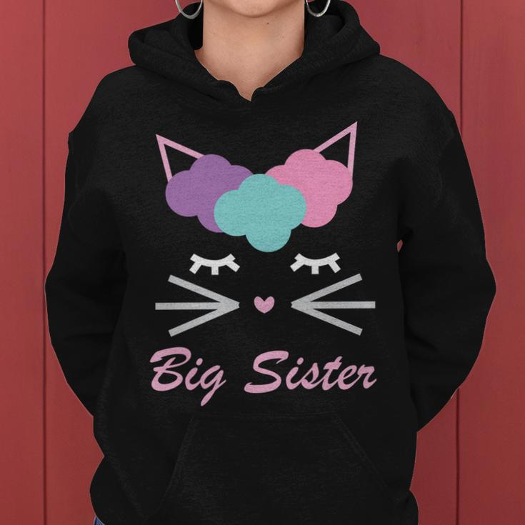 Big Sister Cute Cat Tshirt Women Hoodie