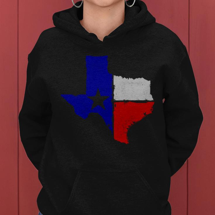 Big Texas Flag Vintage Tshirt Women Hoodie