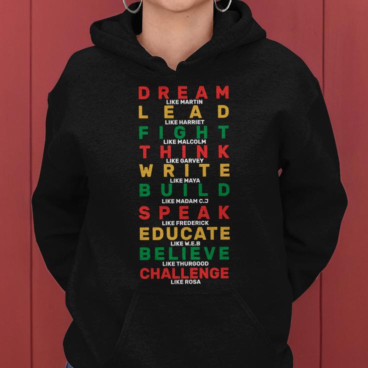 Black History Month Famous Figure Women Hoodie