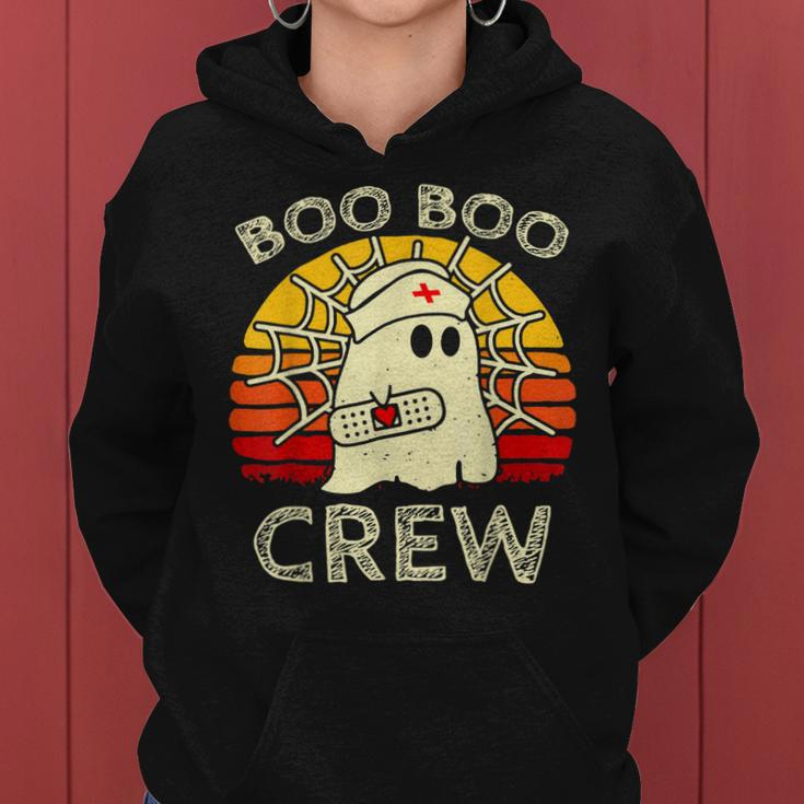 Boo Boo Crew Nurse Funny Ghost Halloween Nurse V3 Women Hoodie