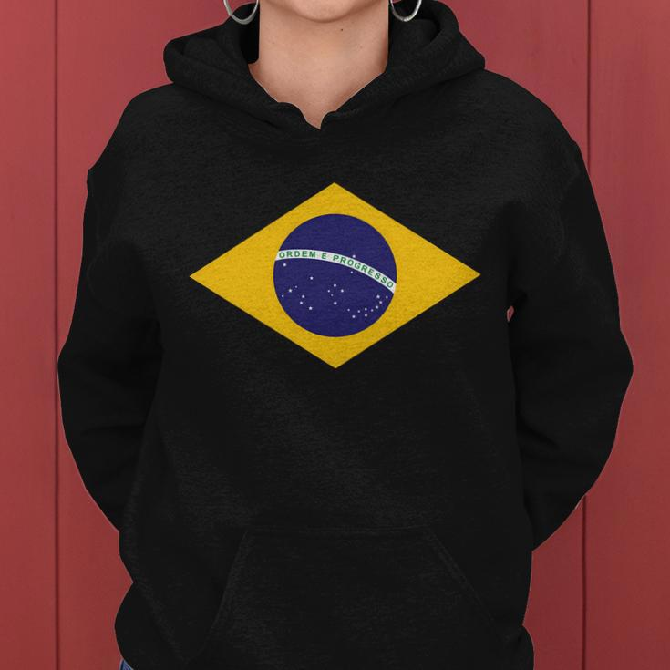 Brazil National Flag Women Hoodie