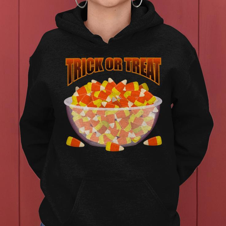 Candy Corn Trick Or Treat Halloween Tshirt Women Hoodie
