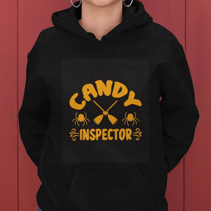 Candy Inspector Funny Halloween Quote Women Hoodie