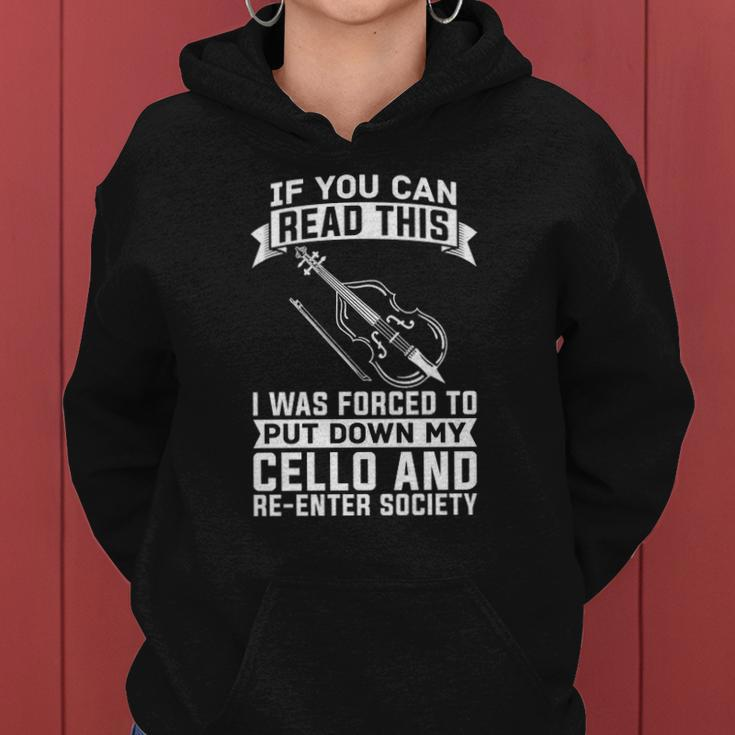 Cello Musician &8211 Orchestra Classical Music Cellist Women Hoodie