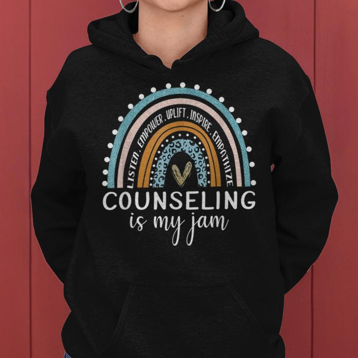 Counseling Is My Jam School Counselor Appreciation Women Hoodie