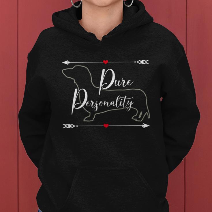 Dachshund Wiener Doxie Mom Cute Doxie Graphic Dog Lover Gift Women Hoodie