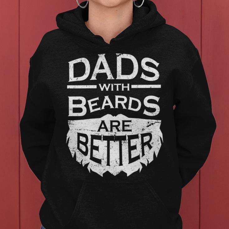 Dads With Beards Are Better Women Hoodie