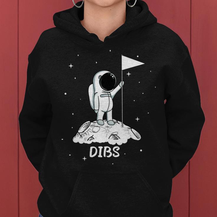 Dibs Flag On Moon Astronaut Tshirt Women Hoodie