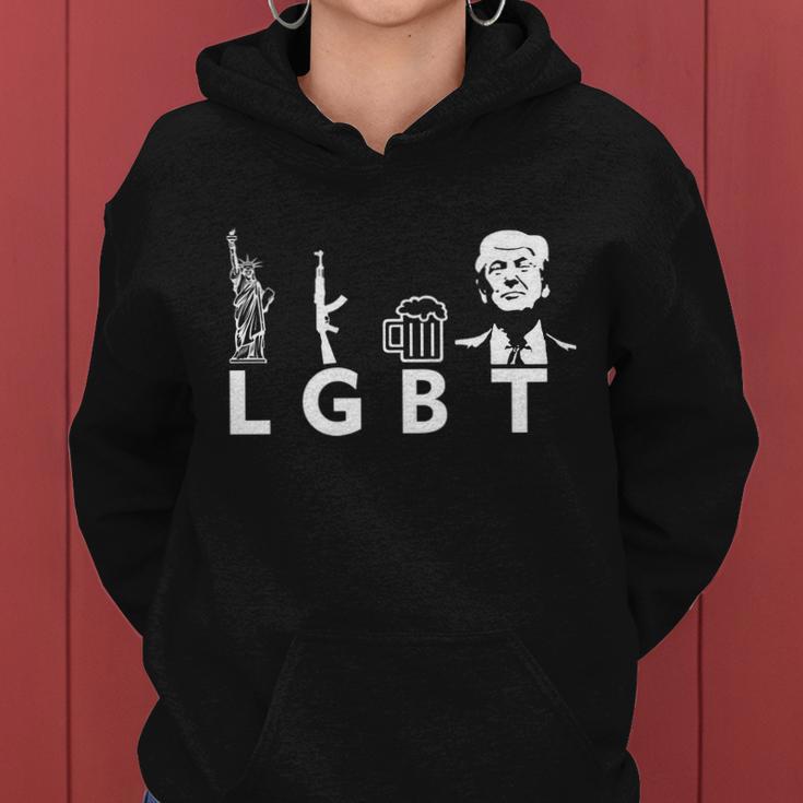 Donald Trump Lgbt Liberty Guns Beer Trump Tshirt Women Hoodie