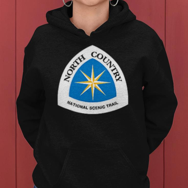 Double Sided North Country Trail Women Hoodie Graphic Print Hooded Sweatshirt