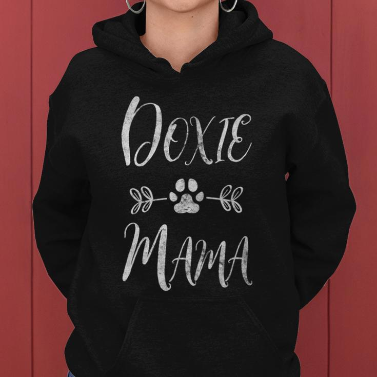 Doxie Mama Cool Gift Dachshund Weiner Owner Funny Dog Mom Gift Women Hoodie