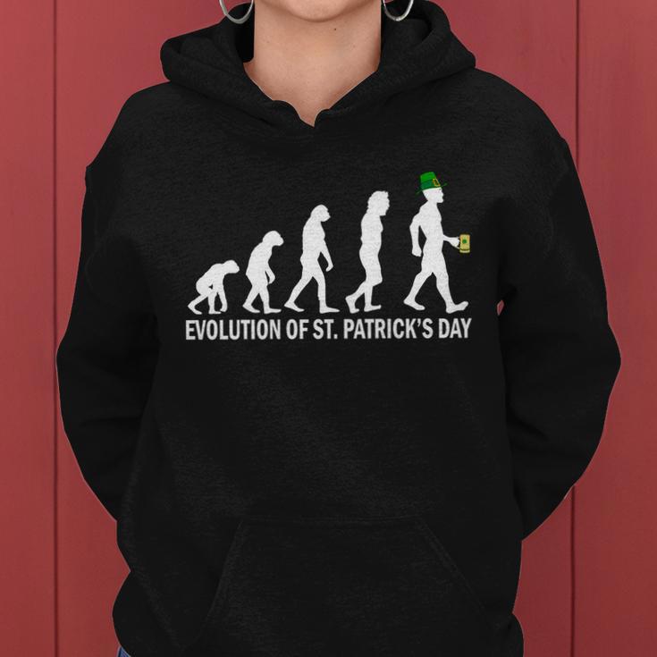 Evolution Of St Patricks Day Tshirt Women Hoodie