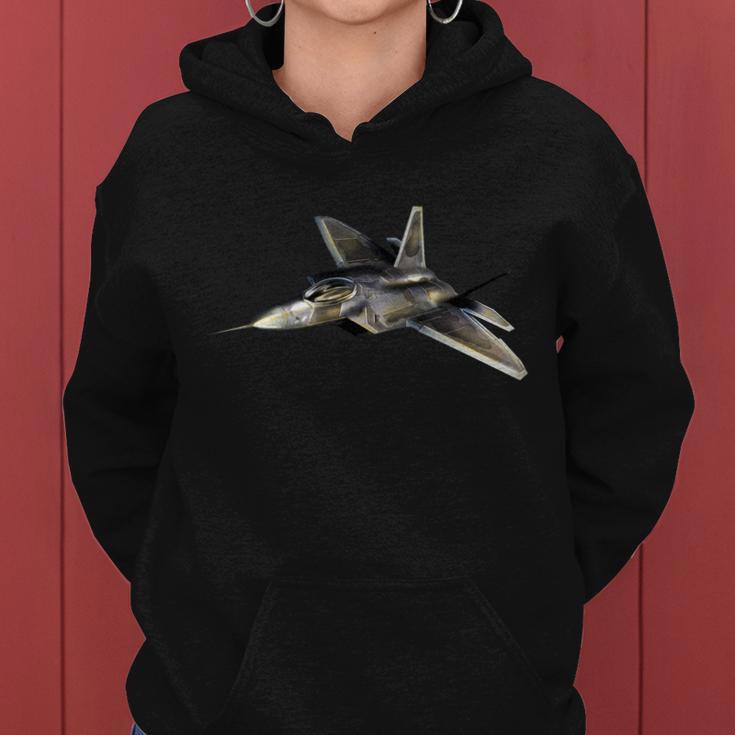 F-22 Raptor Fighter Jet Women Hoodie