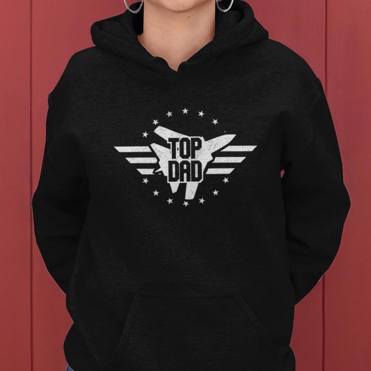 Fathers Day Funny Christmas Birthday For Top Dad Women Hoodie