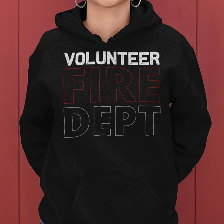 Firefighter Volunteer Firefighter Fire Rescue Department Fireman Women Hoodie