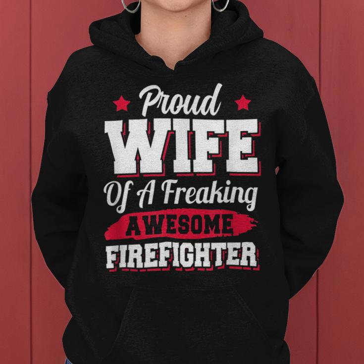 Firefighter Volunteer Fireman Firefighter Wife V3 Women Hoodie