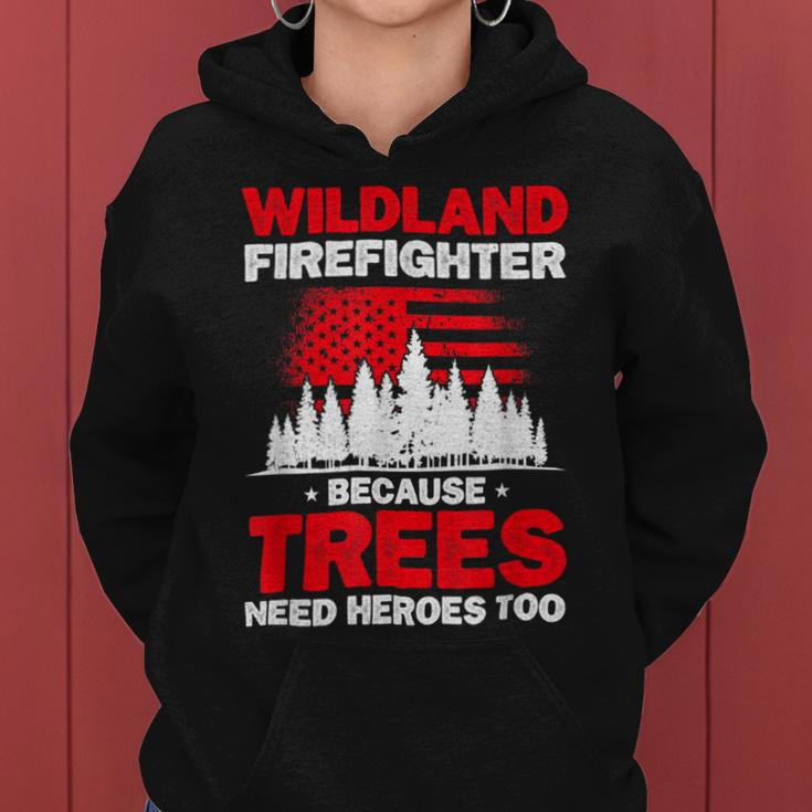 Firefighter Wildland Firefighter Hero Rescue Wildland Firefighting V3 Women Hoodie