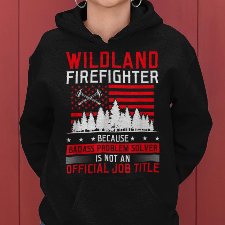Firefighter Wildland Firefighter Job Title Rescue Wildland Firefighting V3 Women Hoodie