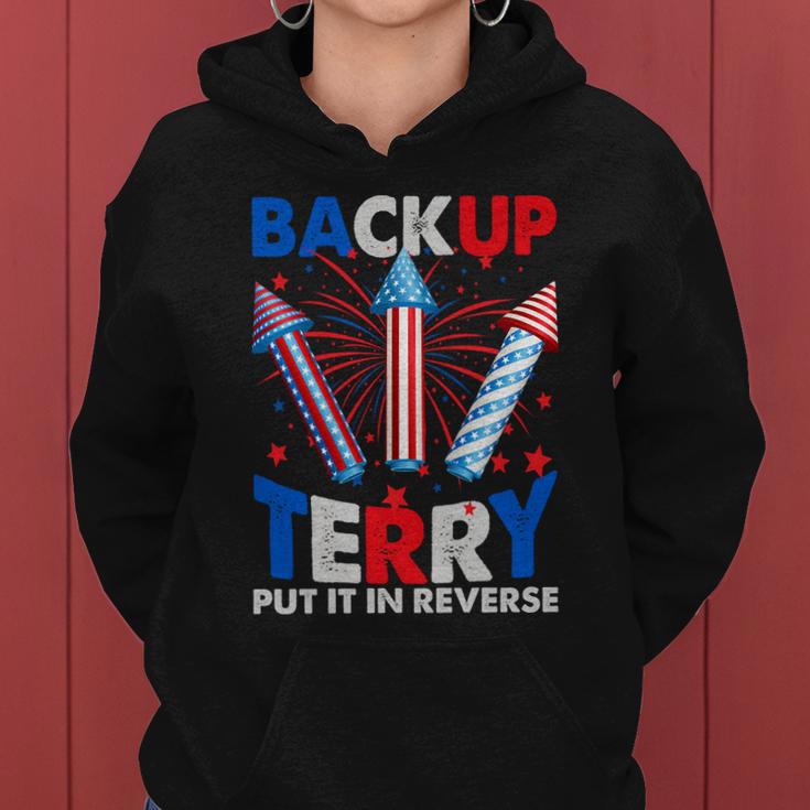 Fouth 4Th Of July Back Up Terry Put It In Reverse Women Hoodie