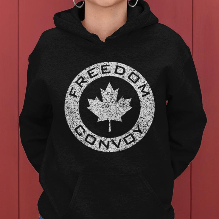 Freedom Convoy 2022 Canadian Maple Leaf Trucker Tshirt Women Hoodie