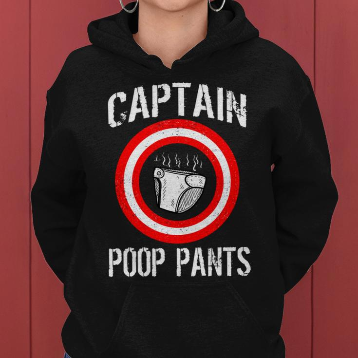 Funny Captain Poop Pants Tshirt Women Hoodie