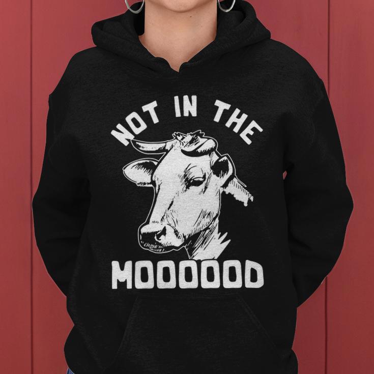 Funny Farm Animal Cow Women Hoodie