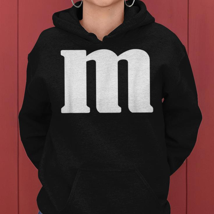 Funny Group Costume Letter M Groups Carnival Fancy Dress Mm Women Hoodie Graphic Print Hooded Sweatshirt