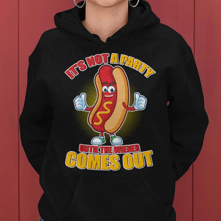 Funny Its Not A Party Until The Wiener Comes Out Tshirt Women Hoodie
