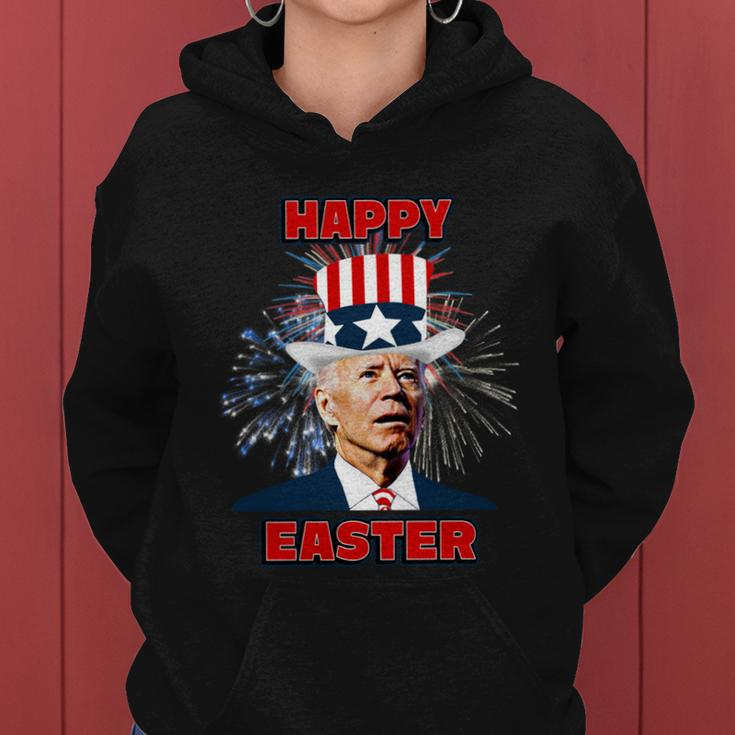 Funny Joe Biden Happy Easter For 4Th Of July Women Hoodie