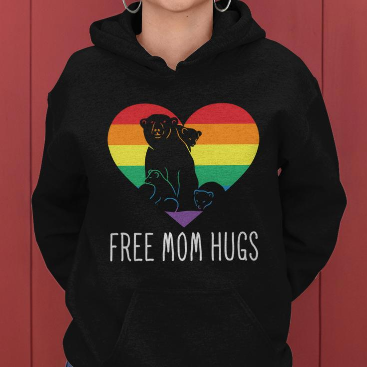 Funny Lgbt Free Mom Hugs Pride Month Women Hoodie