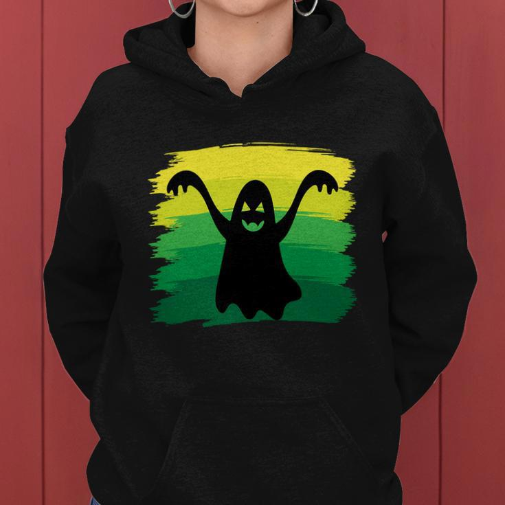 Ghost Boo Funny Halloween Quote Women Hoodie