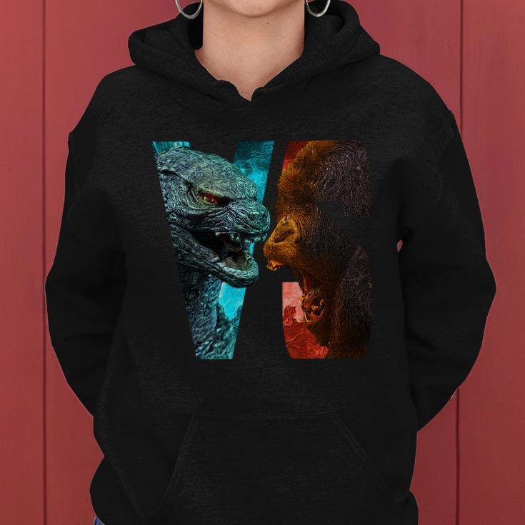 God-Zilla Versus Kong Monsters Tshirt Women Hoodie