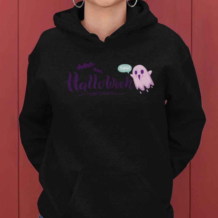 Halloween Boo Ghost Funny Halloween Quote Women Hoodie