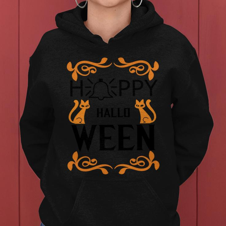 Happy Halloween Bell Halloween Quote Women Hoodie