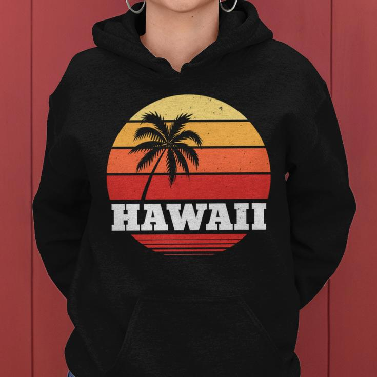Hawaii Retro Sun Tshirt V2 Women Hoodie