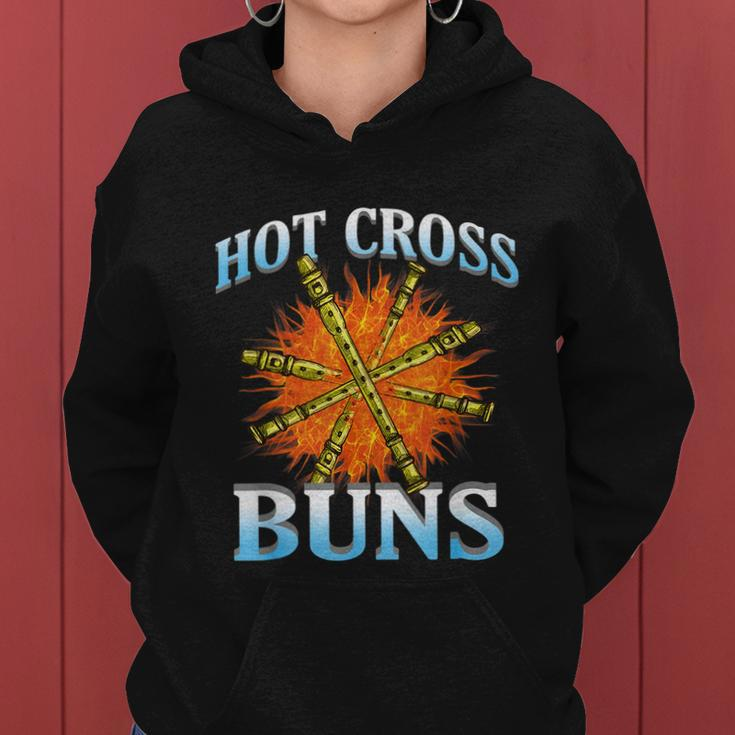 Hot Cross Buns Funny Trendy Hot Cross Buns Graphic Design Printed Casual Daily Basic V3 Women Hoodie