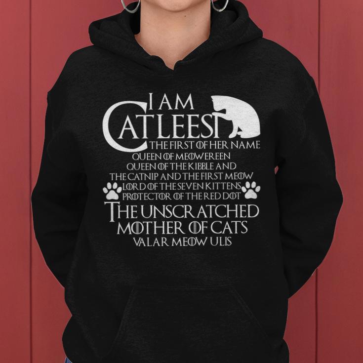 I Am The Catleesi Mother Of Cats Women Hoodie Thegiftio UK