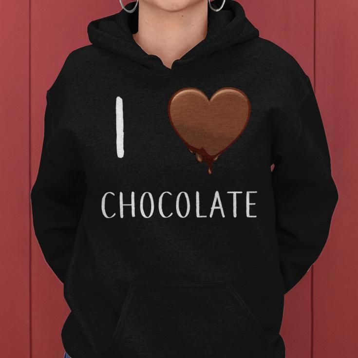I Love Chocolate Women Hoodie