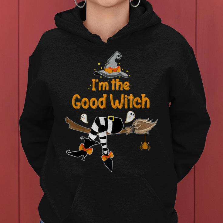 Im The Good Witch Funny Halloween Matching Group Costume Women Hoodie