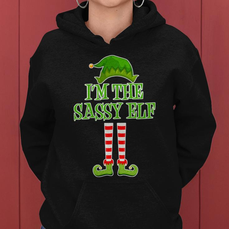 Im The Sassy Elf Matching Family Christmas Women Hoodie