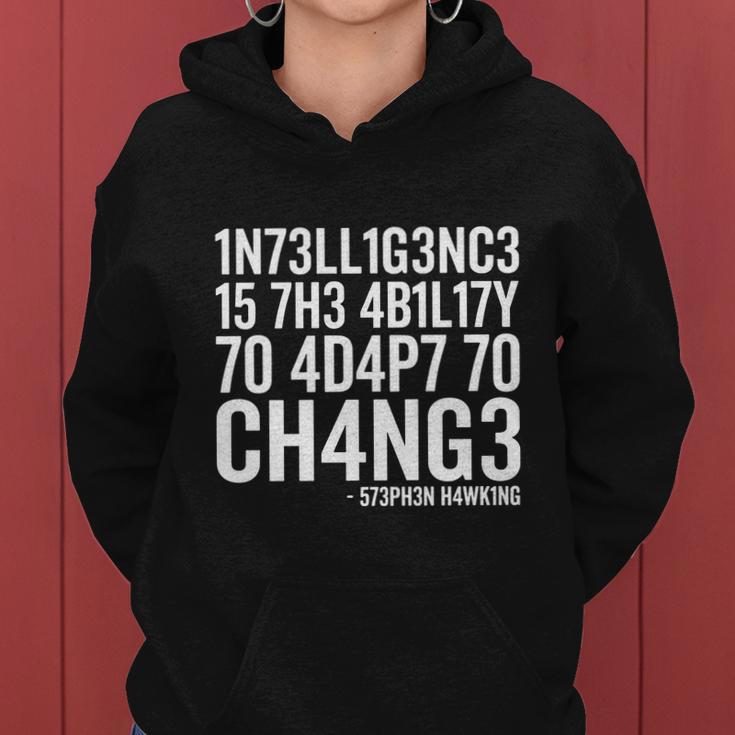 Intelligence Stephen Hawking Tshirt Women Hoodie