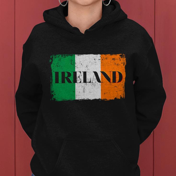 Ireland Grunge Flag Tshirt Women Hoodie